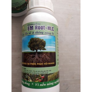 Chế phẩm kích rễ kích ki EM - Root 500ml phục hồi cây vàng lá yếu rễ