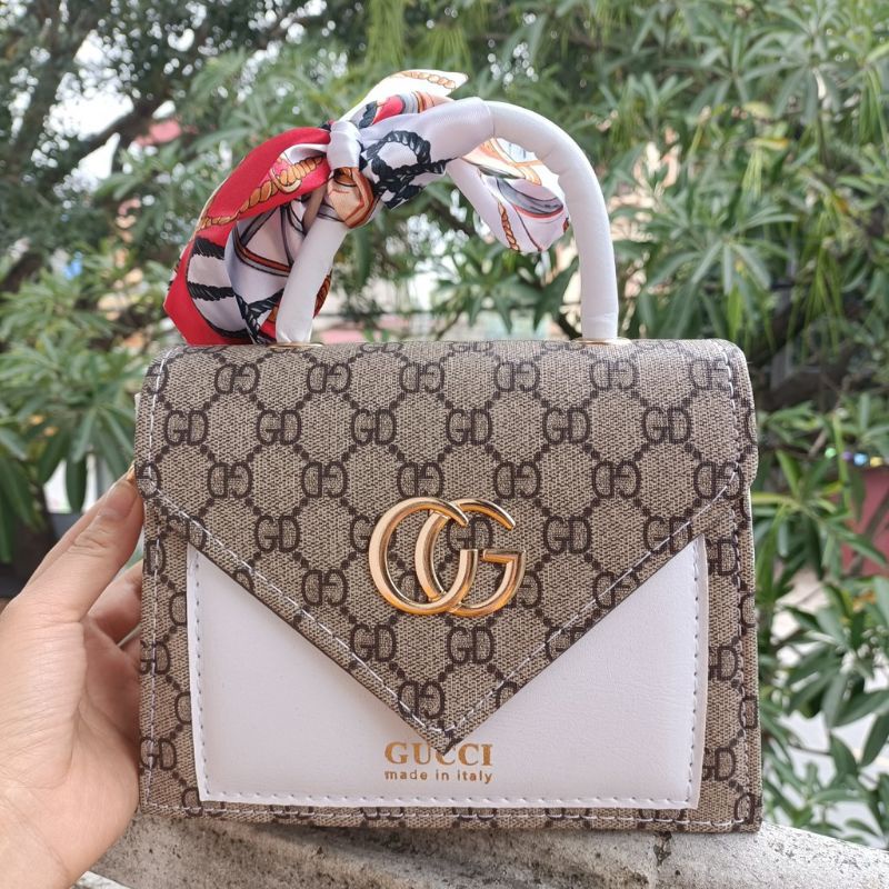 Túi Xách Nữ Da Phong Cách Trẻ Trung Tặng Kem Khăn