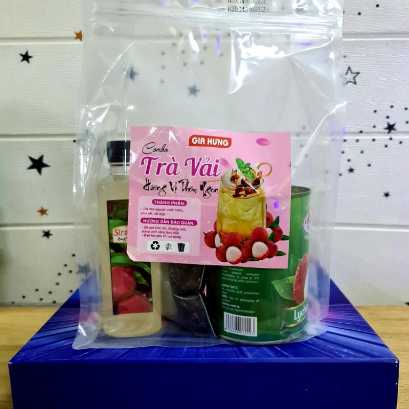 Set Trà Vải Tự Pha Siêu Ngon 5-7 Ly