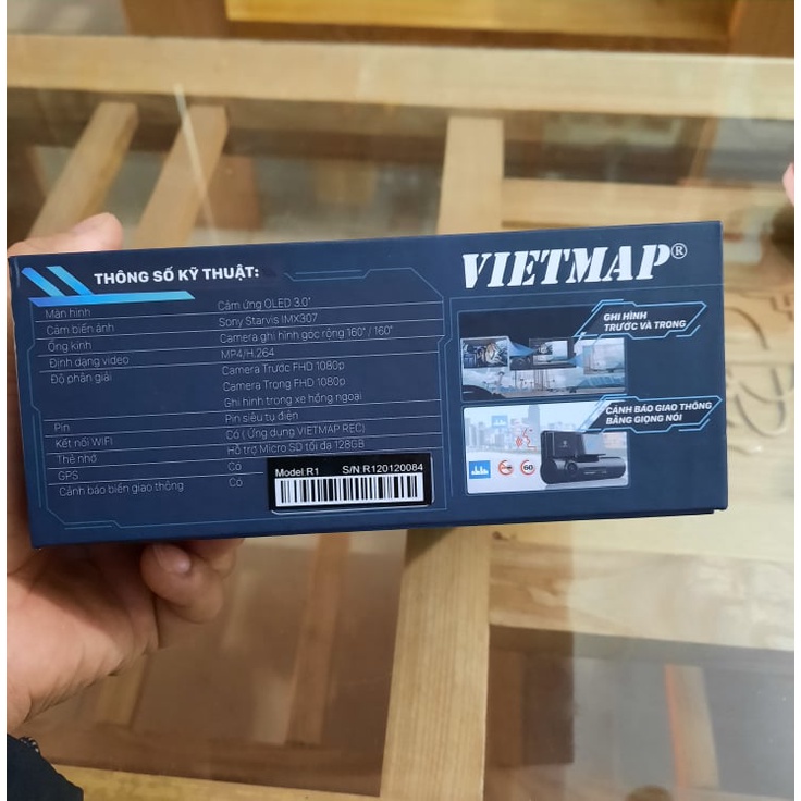 Camera hành trình VIETMAP R1 cho ô tô, xe hơi- cảnh báo giao thông, cảnh báo trình cảm ứng, cảnh báo tốc độ | BigBuy360 - bigbuy360.vn