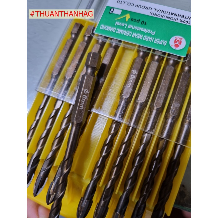 Mũi khoan Đa Năng 4 cạnh Chân Lục giác