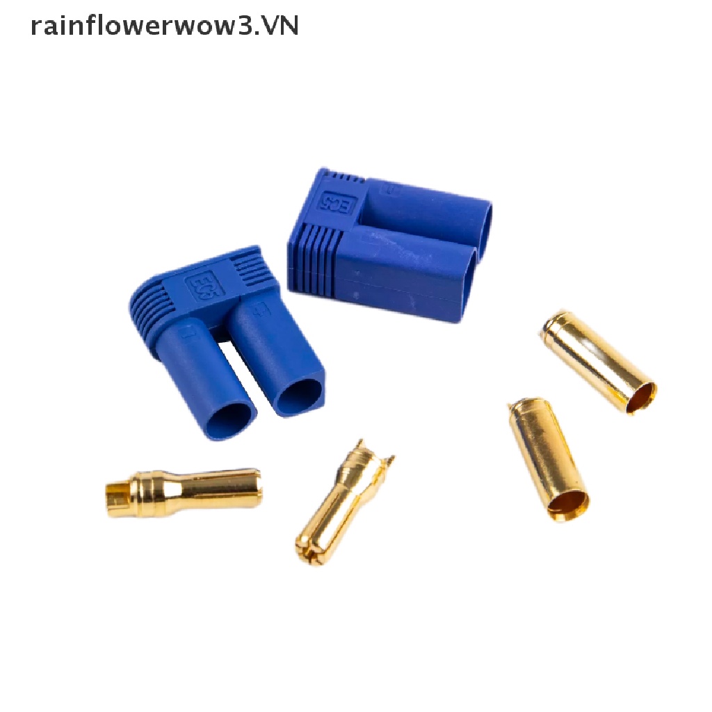 1 Bộ Đầu Nối Sạc Pin LiPo EC3 EC5 Phích Cắm 5mm100A Cho Máy Bay Điều Khiển Từ Xa