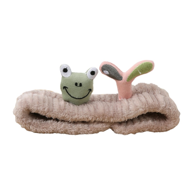 Flgo Băng Đô Co Giãn Hình Ếch Hoạt Hình Vui Nhộn Thời Trang