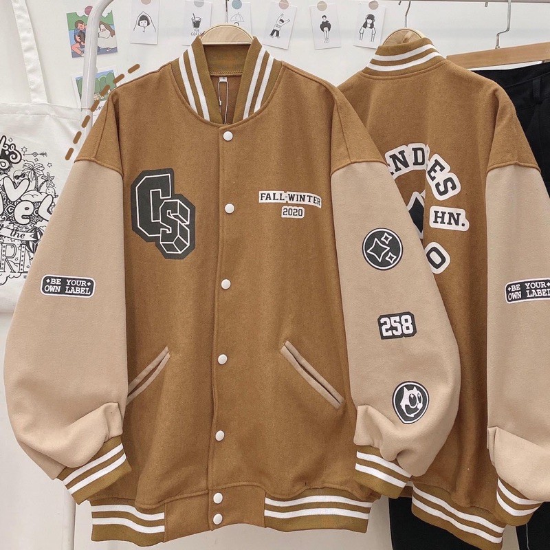 Áo Khoác BOMBER CS Tay Dài Form Rộng Ulzzang ❤️/Nam nữ unisex/FREESHIP ❤️ Jaystoree