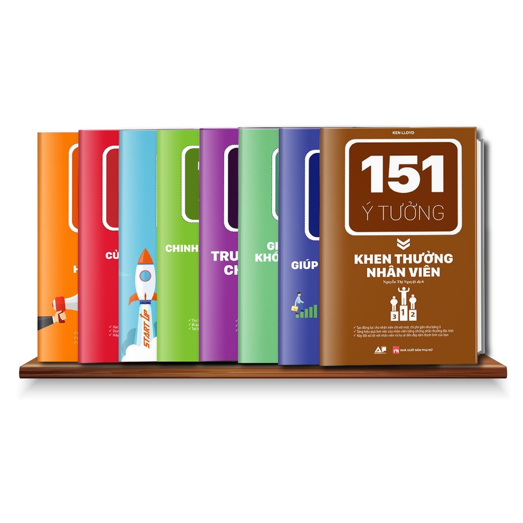 Sách - Combo 151 Ý Tưởng đắc nhân tâm của nhà lãnh đạo thành công