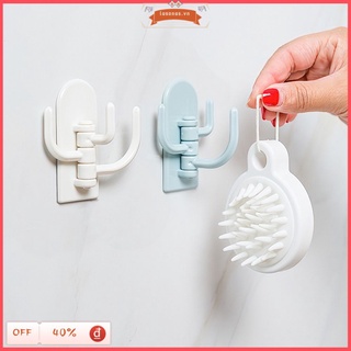 180° Rotating Hook Bathroom Wall Hanger Key Hook Towel Rack Kitchen Organizer Accessories