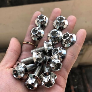 Ốc inox salaya 10li 25 phân “ vương miệng “ gắn pát heo yamaha
