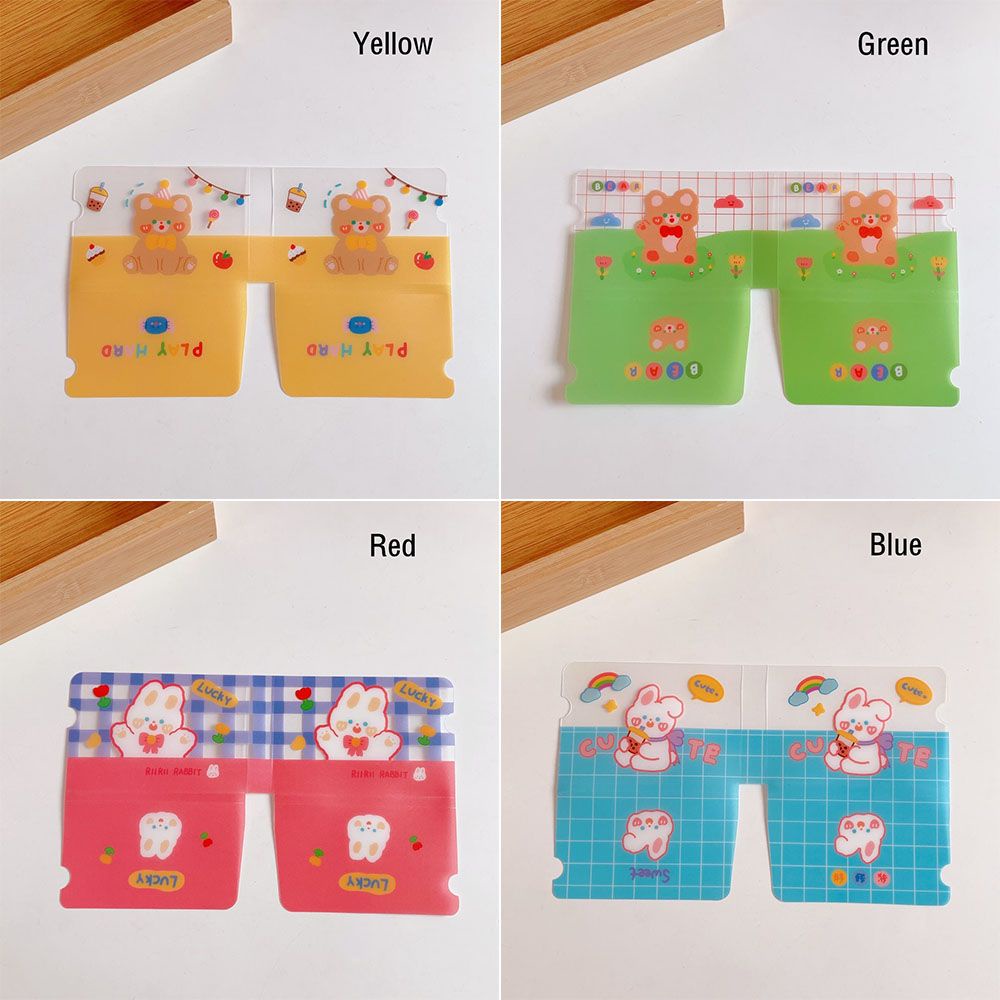 Set 1/5 Hộp Đựng Khẩu Trang Chống Bụi Có Thể Gấp Gọn In Hình Hoạt Hình Mang Đi Du Lịch Tiện Lợi