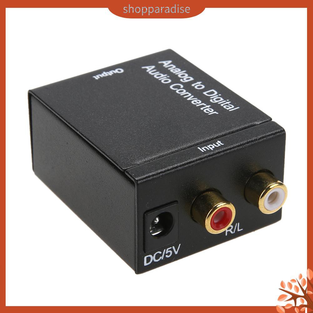 Bộ Chuyển Đổi Analog L / R Sang Digital Spdif Coaxial Coax Rca & Optical Toslink