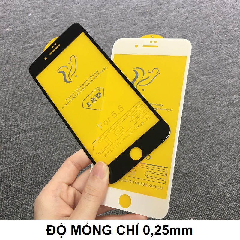 Kính Cường Lực Iphone Full Màn 12D