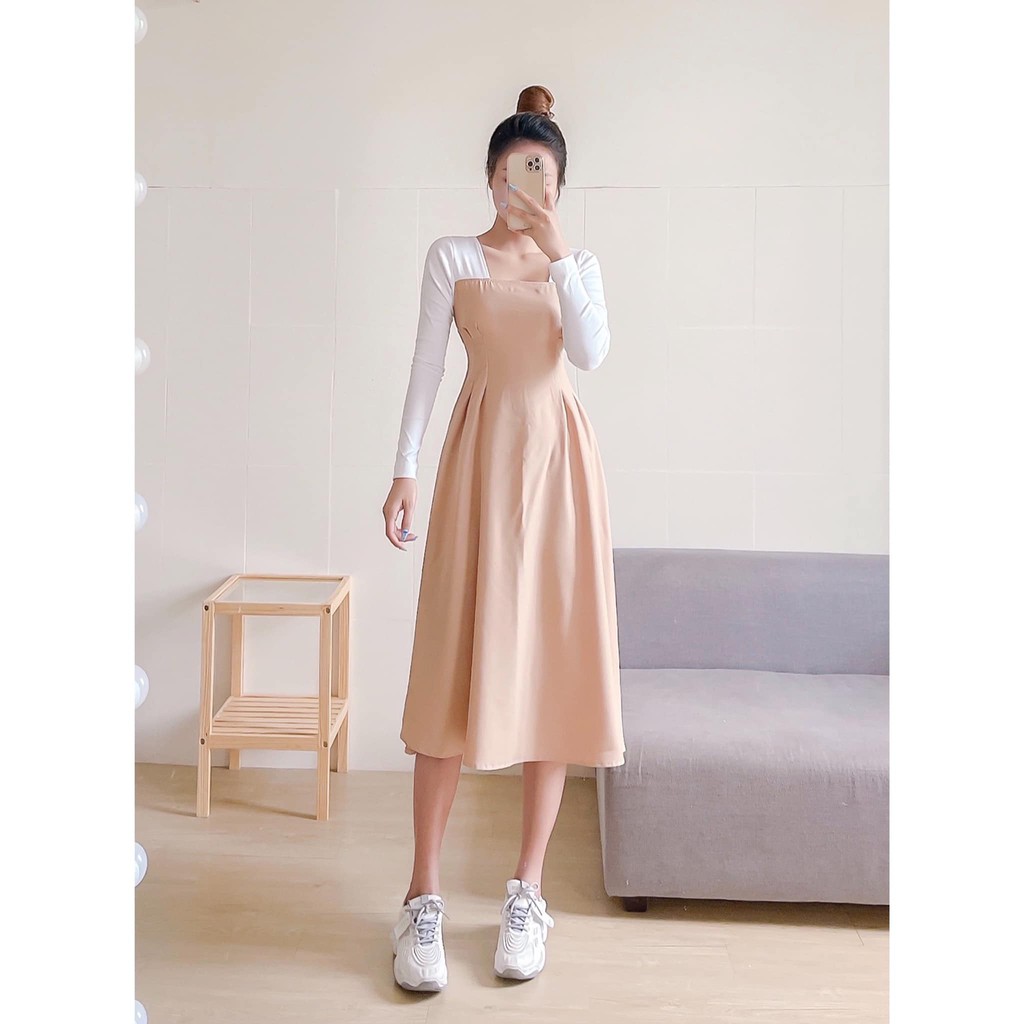 (HÀNG VỀ- FREESHIP) ĐẦM MAXI TAY BORIP TRẮNG ❤️❤️❤️(XƯỞNG MAY NHÀ BELL) | BigBuy360 - bigbuy360.vn