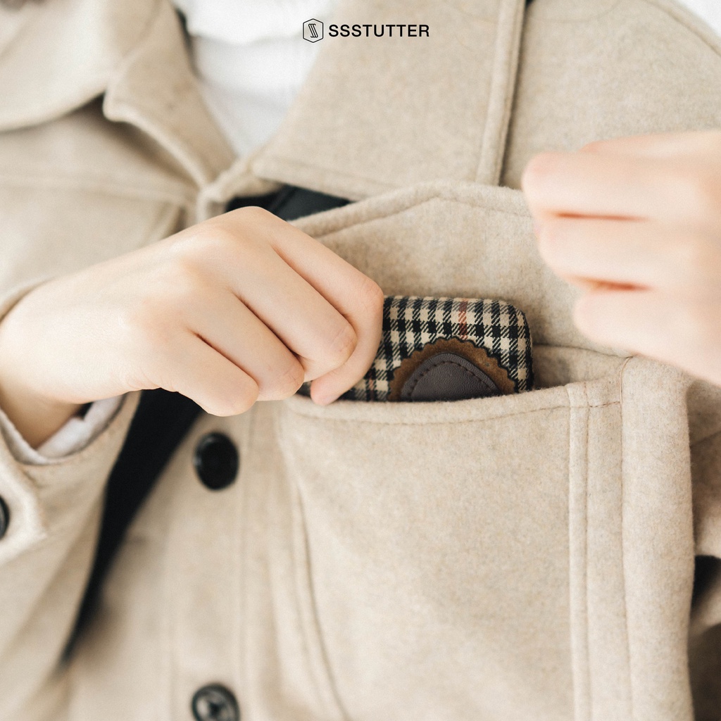 Áo khoác nữ SSSTUTTER chất dạ ép cao cấp Feth Jacket