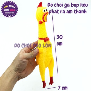 Đồ chơi gà bóp kêu phát ra âm thanh Shrilling Chicken size 30 cm