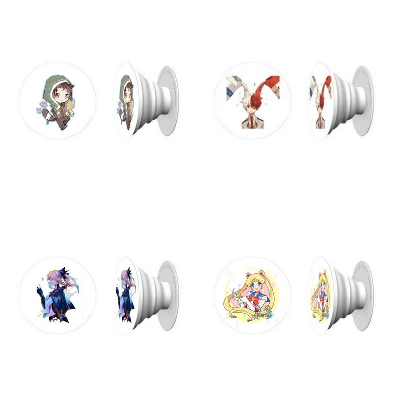 Giá đỡ điện thoại in hình BLACK CLOVER HỒ YÊU TIỂU HỒNG NƯƠNG FREE anime chibi