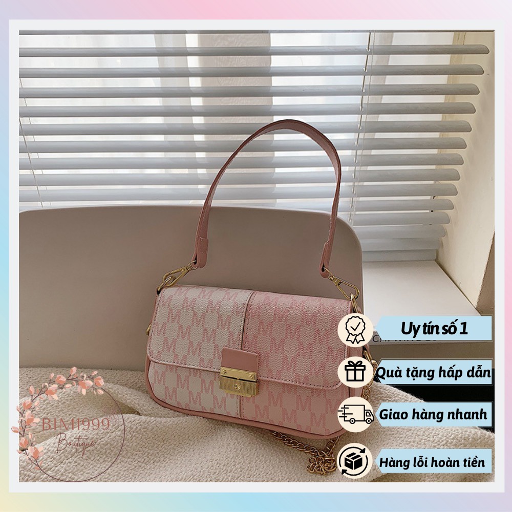 ( SẴN) Túi Xách Nữ Túi Đeo Vai Chữ Nhật Phiên Bản Hàn Quốc Sang Chảnh Số 1 Da Quảng Châu Cao Cấp B027