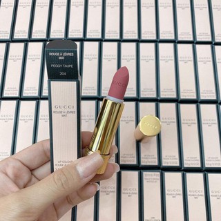 SON GUCCI MATTE PEGGY TAUPE 204 (Màu Hồng Đất )