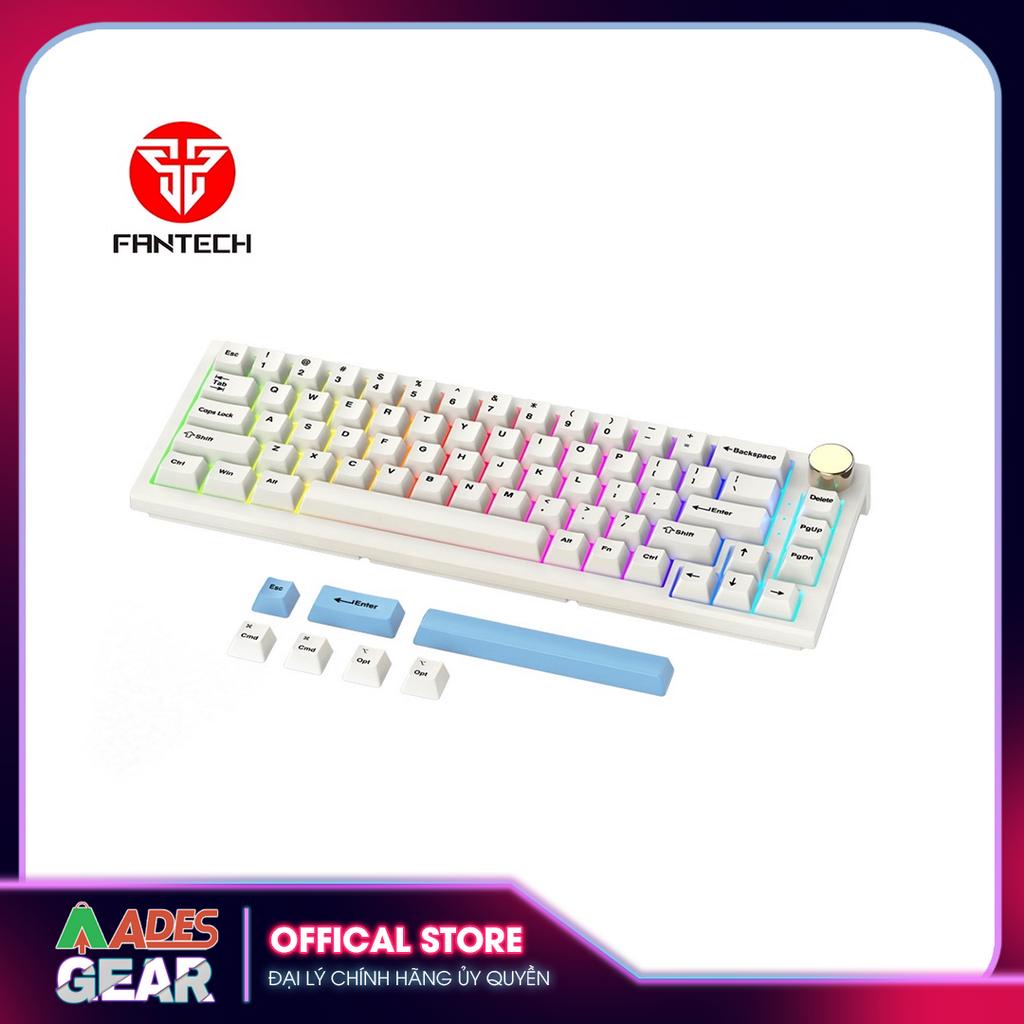 ✔️ Bàn Phím Cơ Custom Bluetooth Không Dây Tháo Lắp Hotswap FANTECH MK858 MAXFIT67 LED RGB✔️BH 12 THÁNG