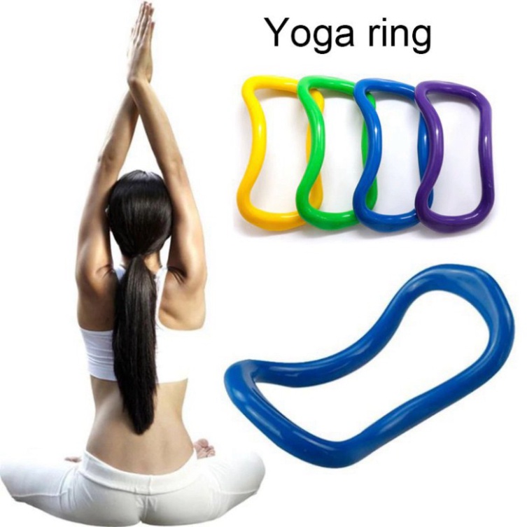 Vòng yoga Myring nhựa ABS Cao Cấp ĐenSport size 23,5 x 13,5 x 8cm