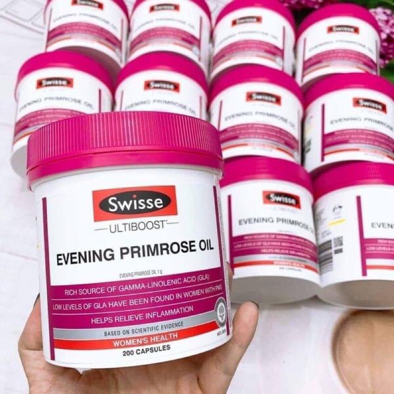 Viên uống Tinh dầu hoa anh thảo Swisse Úc Date xa lọ 200 viên