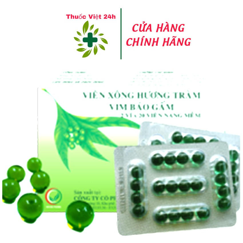 Viên Xông Hương Tràm Vim Báo Gấm - Thuocviet24h
