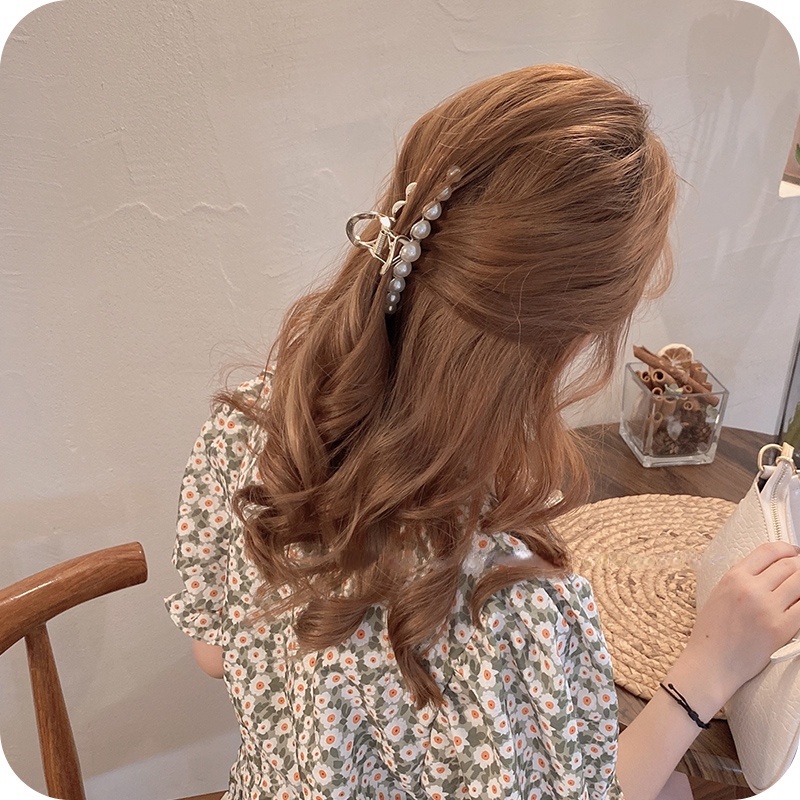 Kẹp Tóc Đính Ngọc Trai Thời Trang Dành Cho Nữ