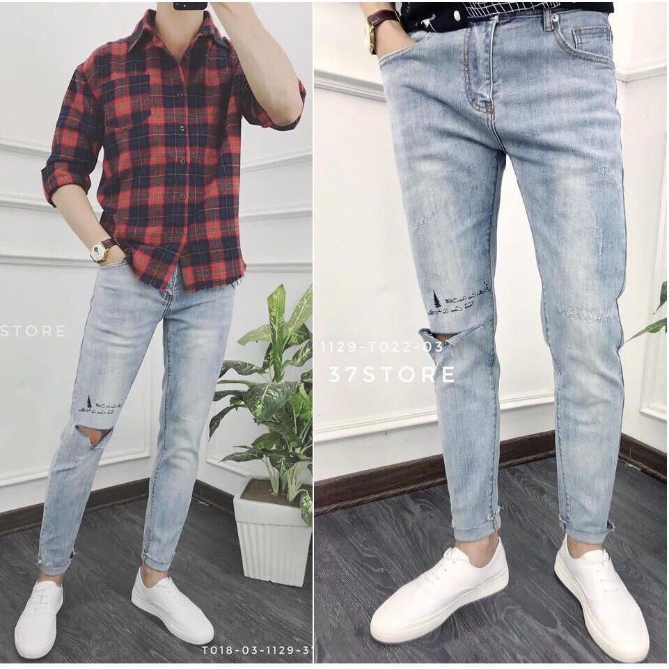 Quần jean nam XuBi 0609