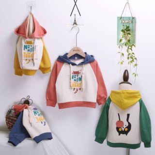Combo áo nỉ bông hình cú cho bé