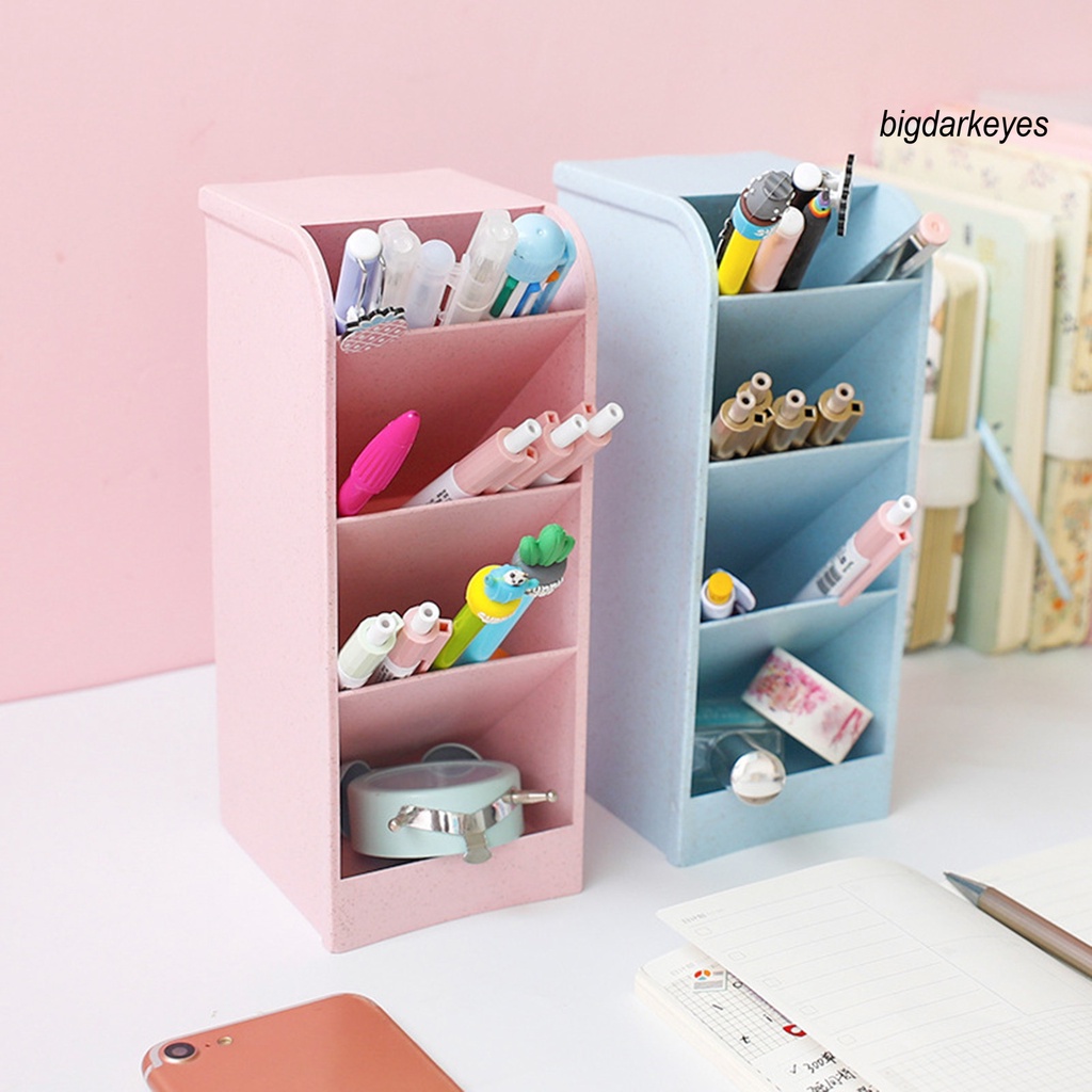 Giá Đỡ Bút Bằng Nhựa Chống Trượt Thiết Kế Nghiêng Dành Cho Học Sinh Nhân Viên Văn Phòng