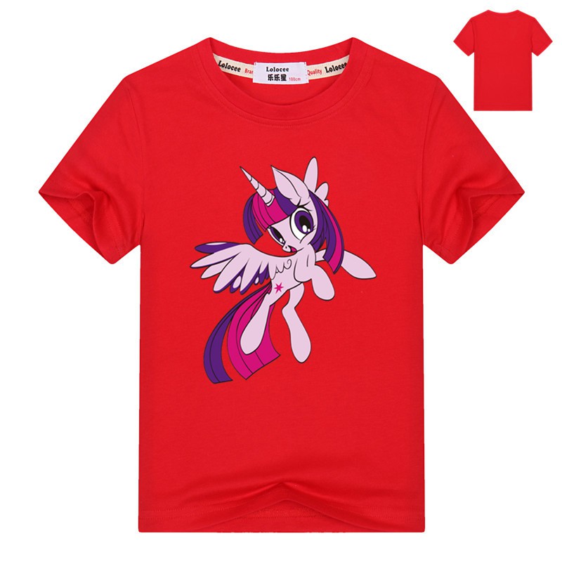 Áo thun cotton mùa hè cho bé gái My Little Pony Cute T shirt