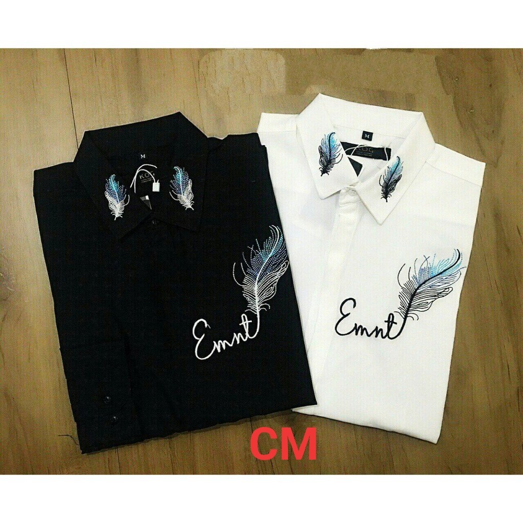 Áo sơ mi nam in thêu họa tiết đẹp hàng hot | BigBuy360 - bigbuy360.vn