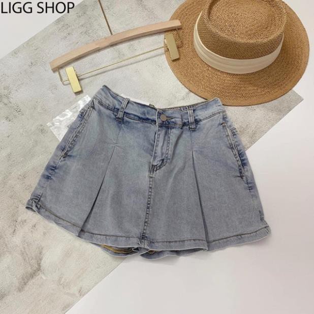 [BÁN GIÁ SỈ] Quần giả váy bò cạp chun sau dễ mặc | BigBuy360 - bigbuy360.vn