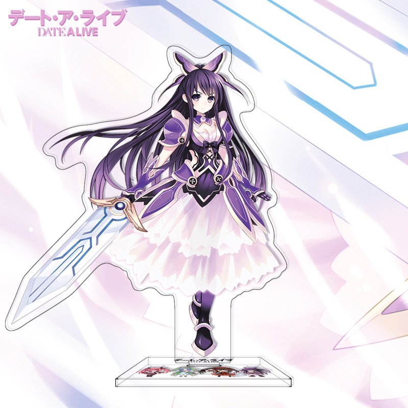 Standee DATE A LIVE acrylic anime mica chibi mô hình trang trí trưng bày bàn học