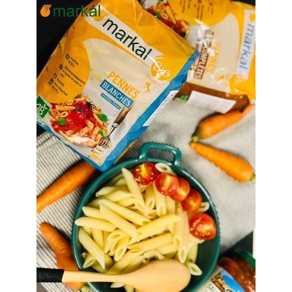 Nui ống hữu cơ Markal 500gr tiện lợi chế biến, thơm ngon dinh dưỡng