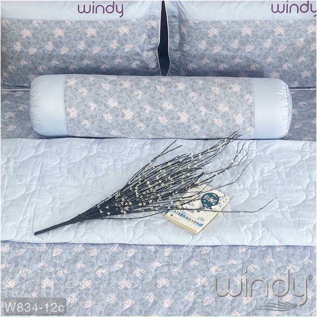 Bộ chăn ga cotton lụa Windy