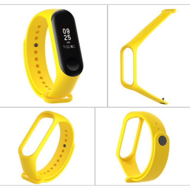 Dây Đeo Cao Su Thay Thế Cho Xiaomi Miband 3/4/5 Chất Lượng Cao