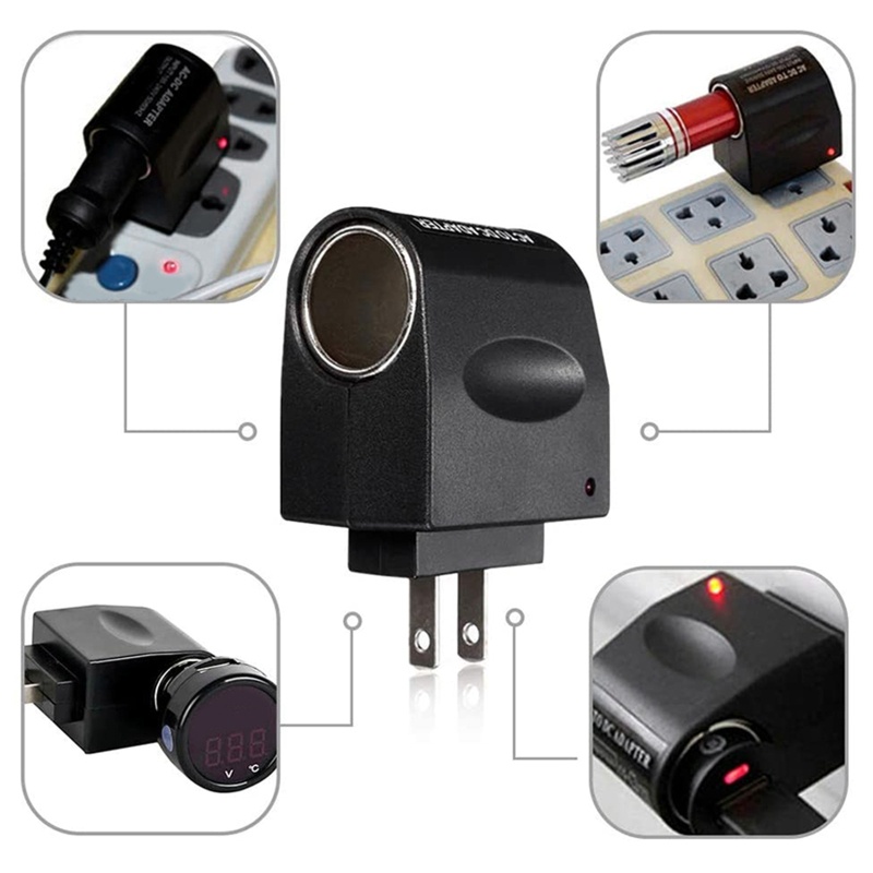Bộ Chuyển Đổi Nguồn Điện Từ 18W 220v AC Sang 12v Cho Xe Hơi