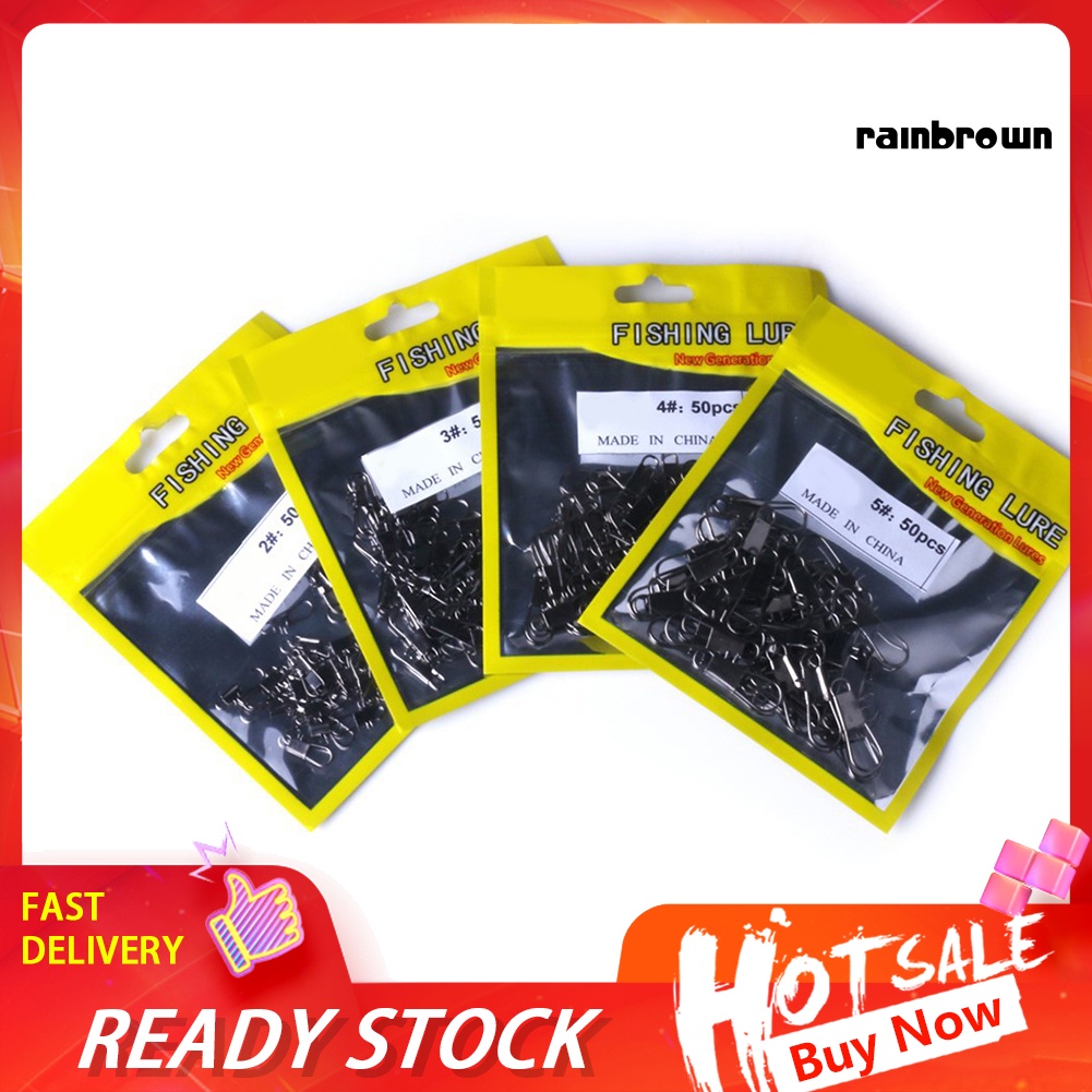 Bộ 50 Móc Khóa Câu Cá Nhanh Chóng Tiện Lợi