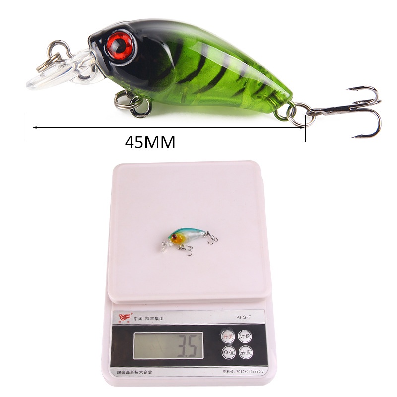 Mồi Câu Cá Nhân Tạo Cứng 4.5cm / 3.5g