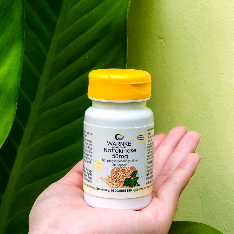 Viên Uống Warnke Nattokinase 50mg Phòng Ngừa Tai Biến