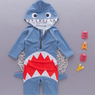 Bộ bơi liền ghi cá mập cho bé trai 1-6y