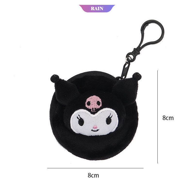 SANRIO Móc Khóa Hình Nhân Vật Hoạt Hình Cinnamoroll Kuromi My Melody Hello Kitty Pom Pom Dễ Thương