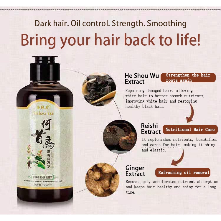 【Factory Direct】Hairloss Shampoo Herbal Essences Shampoo for Hairloss Shampoo Hair Growth Hair Thickening Biotin Shampoo 300ml