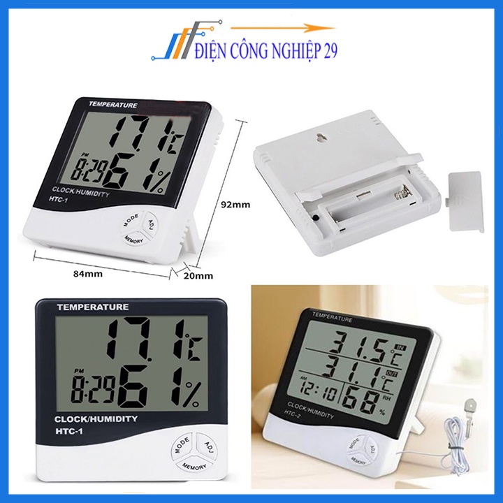 Đồng hồ đo độ ẩm - nhiệt độ HTC1