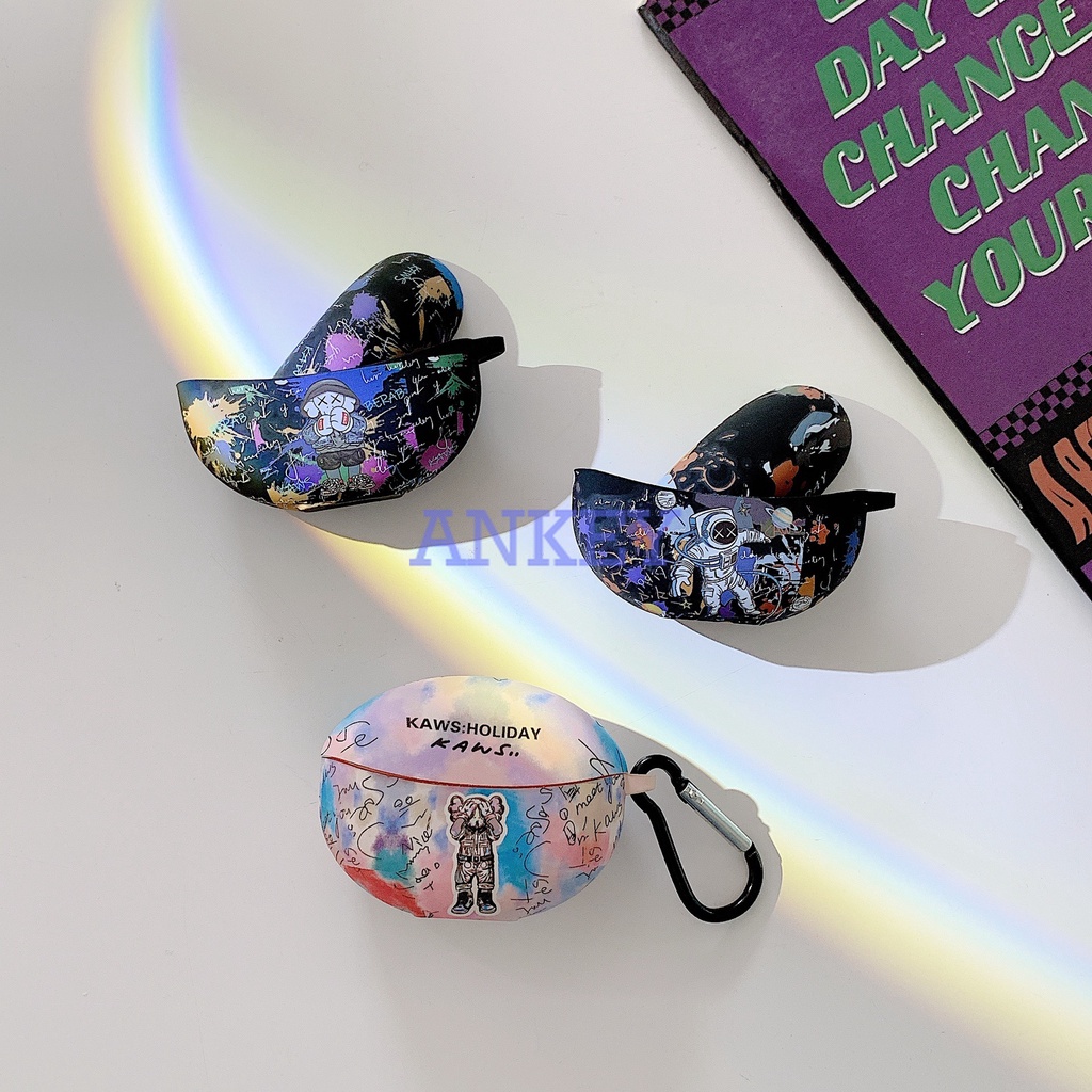 OPPO Enco Air 2 Pro / X2 Vỏ Bảo Vệ Hộp Sạc Tai Nghe Bằng Silicon Chống Sốc Hình Pikachu Hoạt Hình Có Móc Khóa