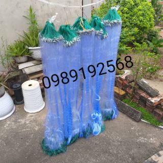 Lưới đánh cá, lưới bắt cá, lưới cá 3 lớp then 3, then 4, then 5 cao 1m dài 50m và 100m bắt cá rô phi/trắm/chép