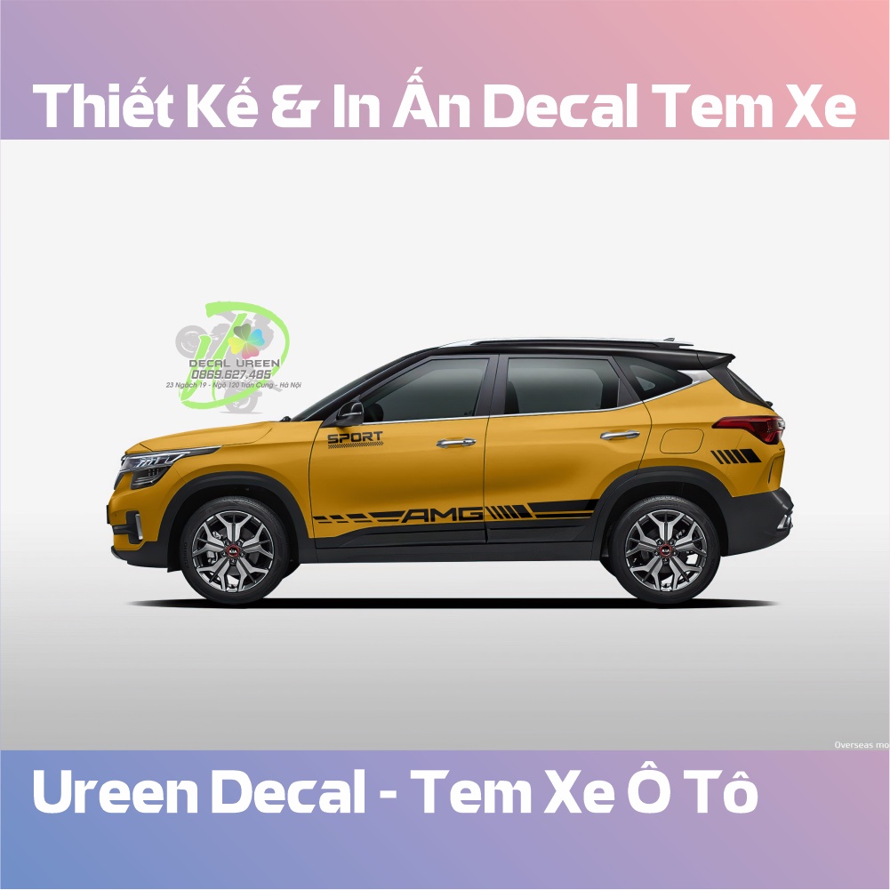 Decal Tem Xe SELTOS Mẫu 001