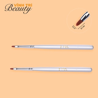 Cọ Bản Tròn FOL Số 2 – Cọ Vẽ Hoa Cúc, lông mềm 0.7cm, cán gỗ bền đẹp