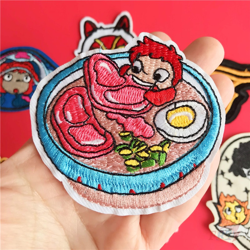 Miếng dán ủi quần áo hình nhân vật phim hoạt hình One Piece