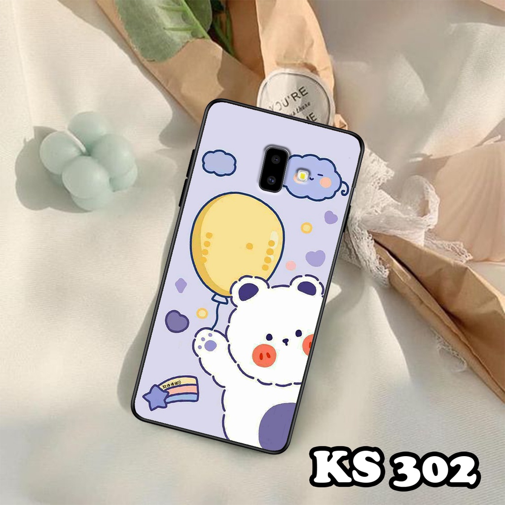 Ốp lưng Samsung J6 2018 - Samsung J6 Plus - Samsung J8 2018 - Ốp in hình Gấu&amp;Thỏ siêu xinh - Chất liệu TPU