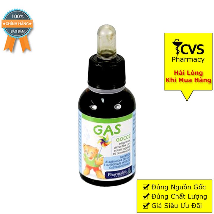 Siro Gas Bimbi (Lọ 30ml) - Hỗ Trợ Giảm Đầy Hơi, Nôn Trớ, Chướng Bụng, Khó Tiêu Cho Trẻ